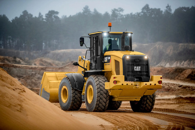 Обои картинки фото техника, фронтальные погрузчики, caterpillar