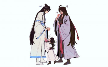 Картинка аниме mo+dao+zu+shi лань ванцзи а-юань вэй усянь