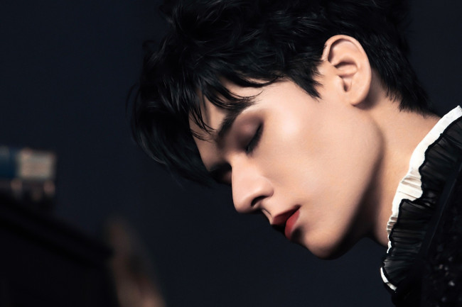 Обои картинки фото мужчины, gong jun | simon gong, актер, лицо, макияж