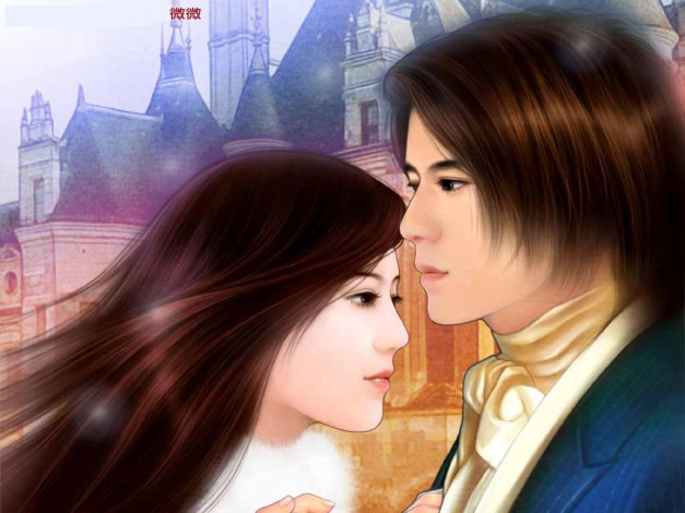 Обои картинки фото рисованные, люди