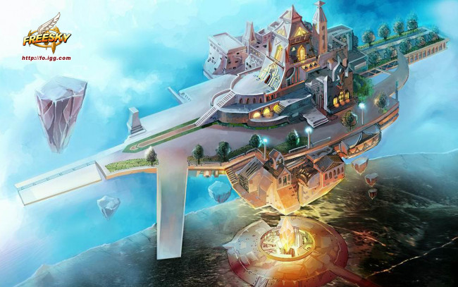 Обои картинки фото freesky, online, видео, игры