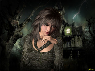 Картинка 3д графика people люди дева