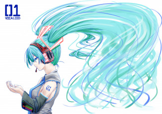 Картинка hatsune miku аниме vocaloid