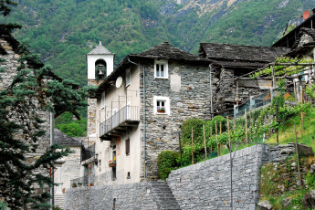 Картинка города здания дома switzerland ticino vogorno