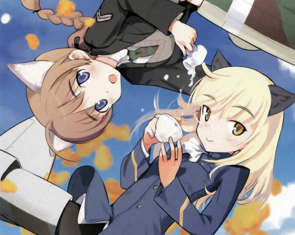 Обои картинки фото аниме, strike, witches