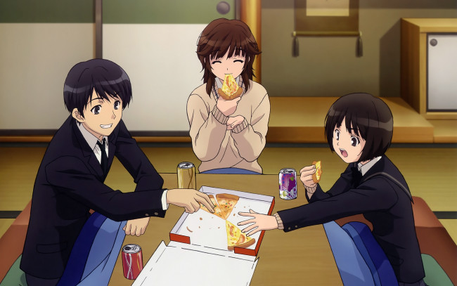 Обои картинки фото аниме, amagami, ss