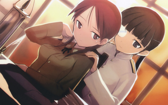 Обои картинки фото аниме, strike, witches