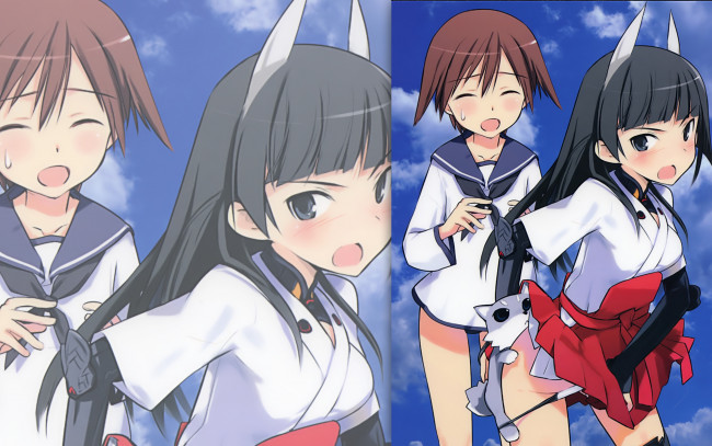 Обои картинки фото аниме, strike, witches