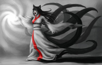 Картинка фэнтези демоны клыки