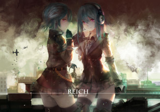 Картинка аниме оружие +техника +технологии magician zhan jian shao nyu bismarck девушки арт artist