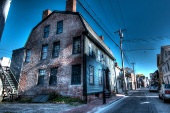 Картинка newport+сша города -+улицы +площади +набережные newport сумерки улица дома сша