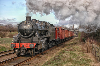 Картинка техника паровозы железная дорога паровоз