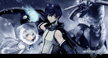 Картинка аниме pixiv+fantasia kirino kasumu pixiv fantasia девочка брюнет парень