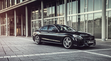 Картинка автомобили mercedes-benz 2014г w205 c-klasse lorinser темный