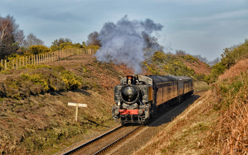 Картинка техника паровозы дорога железная паровоз