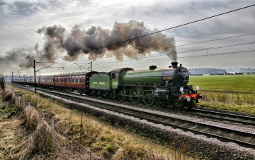 обоя техника, паровозы, паровоз, дорога, железная