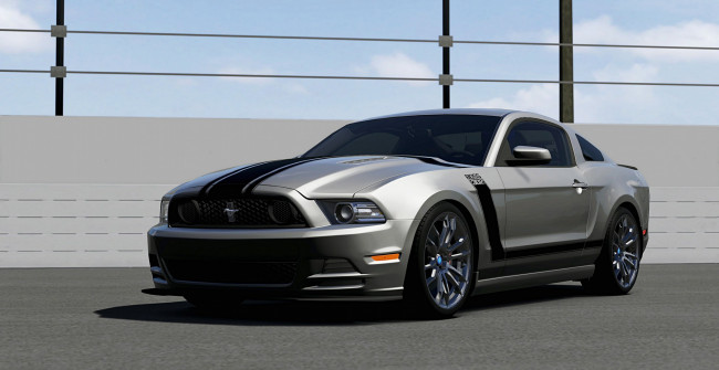 Обои картинки фото boss 302, автомобили, 3д, форд