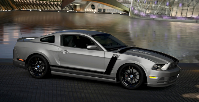 Обои картинки фото boss 302, автомобили, 3д, форд