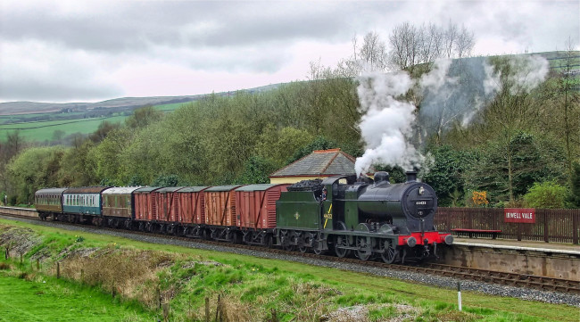 Обои картинки фото техника, паровозы, железная, дорога, паровоз