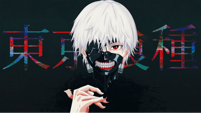 Обои картинки фото аниме, tokyo ghoul, ken, kaneki