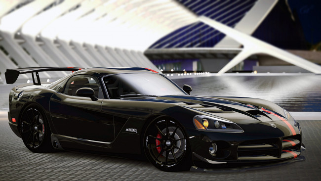 Обои картинки фото dodge viper acr, автомобили, 3д, спорткар