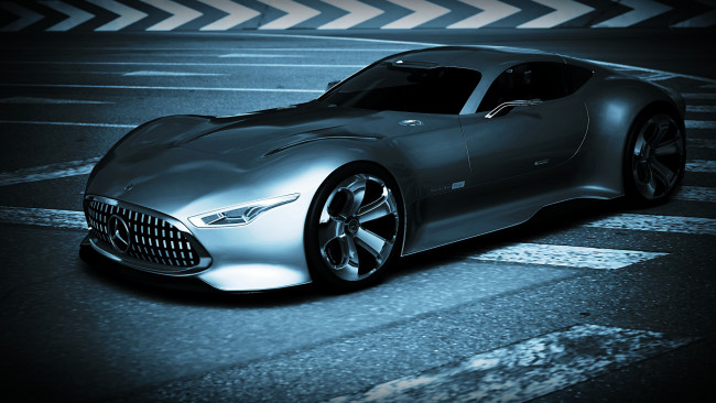 Обои картинки фото mercedes benz vgt, автомобили, 3д, суперкар