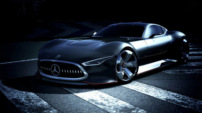 Обои картинки фото mercedes benz vgt, автомобили, 3д, суперкар