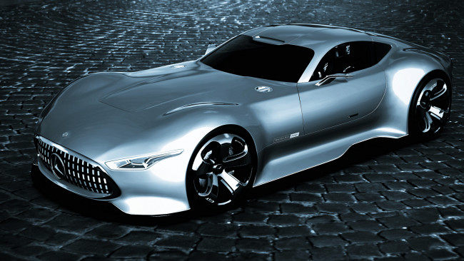Обои картинки фото mercedes benz vgt, автомобили, 3д, суперкар