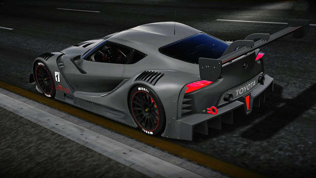 Обои картинки фото toyota ft-1 r, автомобили, 3д, спорткар