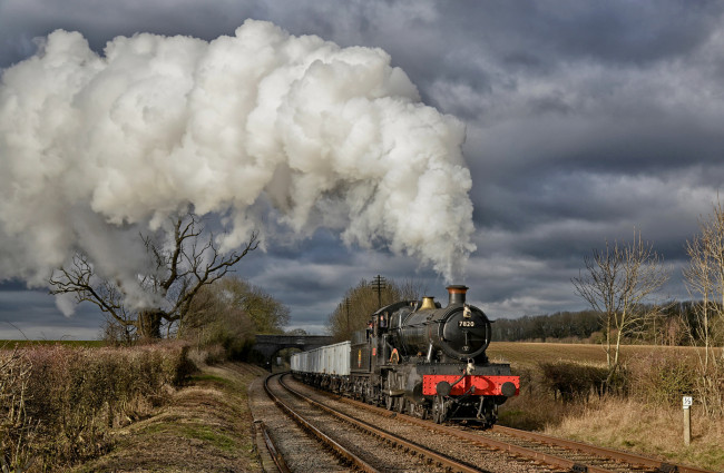 Обои картинки фото техника, паровозы, железная, дорога, паровоз