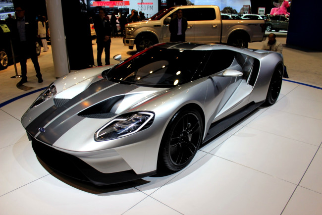 Обои картинки фото 2016 ford gt, автомобили, выставки и уличные фото, спорткар