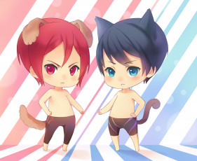 Картинка аниме free малыши мальчики