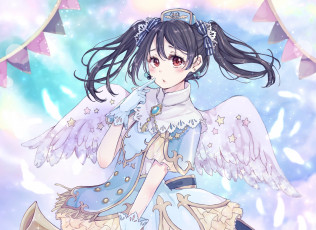 Картинка аниме idolm@ster yazawa nico ангел