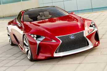 Картинка lexus+if+lc+sport+coupe+concept+2012 автомобили lexus sport 2012 concept if lc красный coupe car