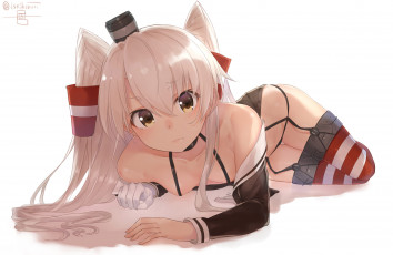 Картинка аниме kantai+collection amatsukaze kantai collection