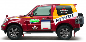 Картинка автомобили mitsubishi rally replica pajero