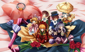 обоя rozen maiden, аниме, персонажи