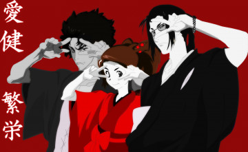 Картинка samurai+champloo аниме персонажи