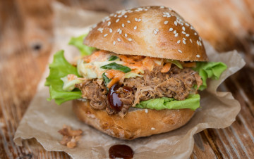 Картинка еда бутерброды +гамбургеры +канапе начинка кунжут салат мясо бутерброд гамбургер