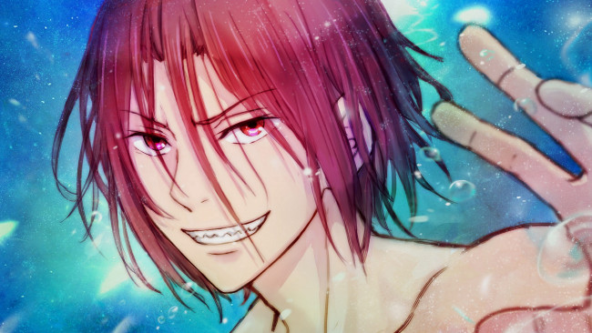 Обои картинки фото аниме, free, рин