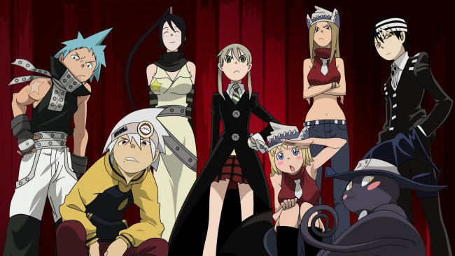 Обои картинки фото soul eater, аниме, персонажи