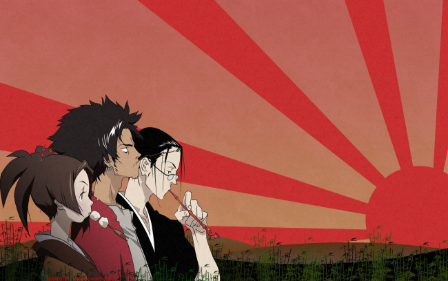 Обои картинки фото аниме, samurai champloo, персонажи