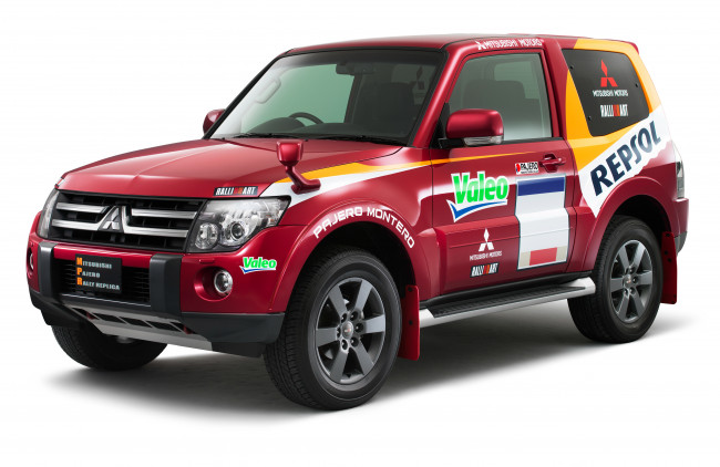 Обои картинки фото автомобили, mitsubishi, rally, replica, pajero
