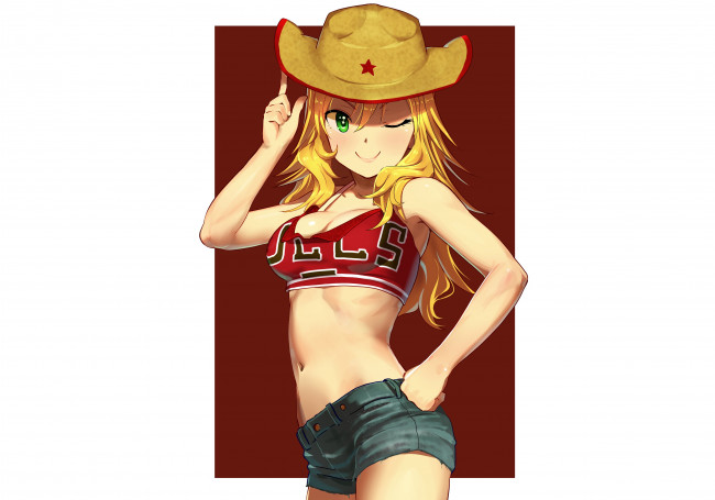 Обои картинки фото аниме, idolm@ster, hoshii, miki