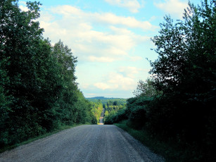 Картинка природа дороги лето дорога спуск