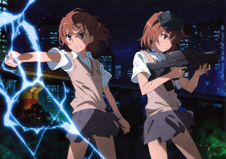 Картинка аниме toaru+majutsu+no+index фон девушки взгляд