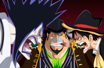 Картинка аниме one+piece большой куш