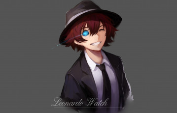 Картинка аниме kekkai+sensen leonardo watch