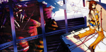 обоя аниме, bakuretsu tenshi, девушка