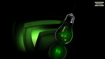 Картинка компьютеры nvidia логотип фон